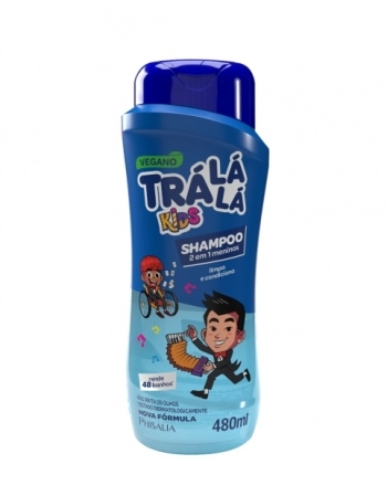 SHAMPOO 2 EM 1 TRALALA 480ML TRA LA LA