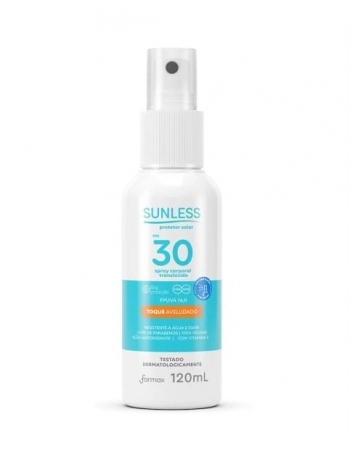 PROTETOR SOLAR SPRAY FPS30 120ML SUNLESS