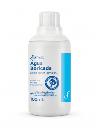 AGUA BORICADA 3% 100ML FARMAX.