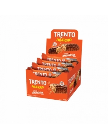 WAFER TRENTO ALLEGRO CHOCO AMENDOIM DISPLAY C/16UNX26G