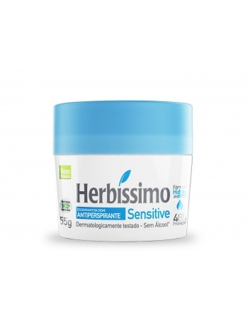 DESODORANTE HERBISSIMO CREME 55G SENSITIVE