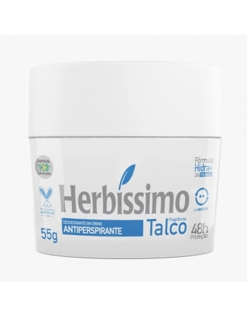 DESODORANTE HERBISSIMO CREME 55G TALCO