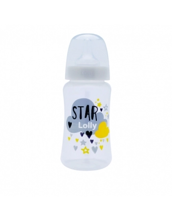 MAMADEIRA STAR 330ML BICO SILICONE REDONDO R12765-01-N