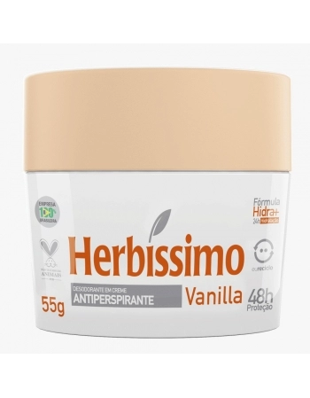 DESODORANTE HERBISSIMO CREME 55G VANILLA