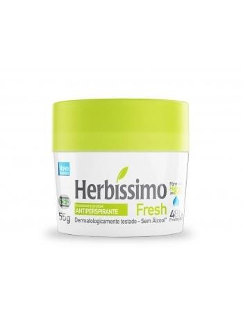 DESODORANTE HERBISSIMO CREME 55G FRESH