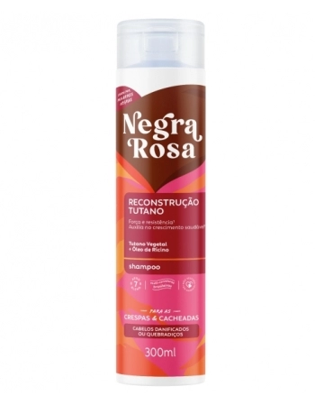 SHAMPOO RECONSTRUCAO NEGRA ROSA 300ML