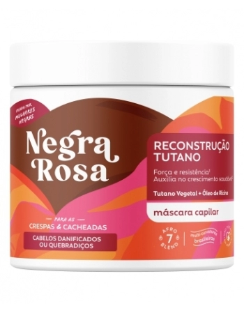 MASCARA RECONSTRUCAO NEGRA ROSA 500G