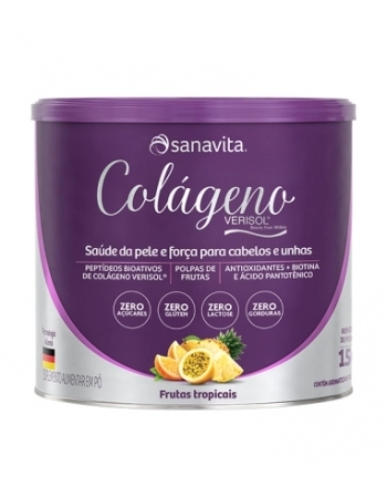 COLAGENO VERISOL FRUTAS TROPICAIS 150G SANAVITA