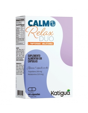 CALMORELAX DUO 60 CAPS KATIGUA