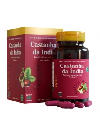 CASTANHA DA INDIA 500MG C/60CAPS FORTLIFE