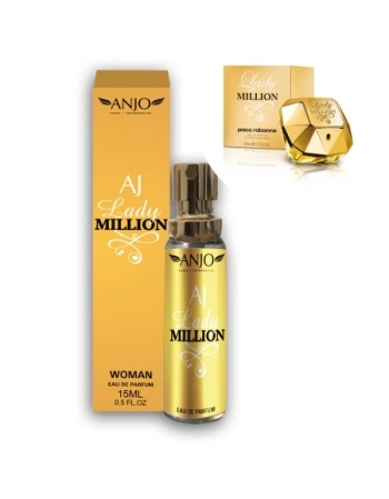 PERFUME FEMININO AJ LADY MILLION 15 ML ( INSPIRAÇÃO LADY MILLION PACO RABANNE)