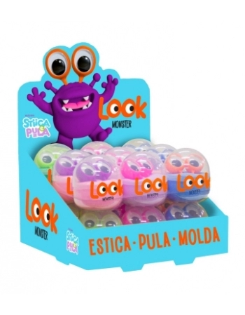 GELELE STIICA E PULA MASSINHA LOOK MONSTER 14G DISPLAY C/18