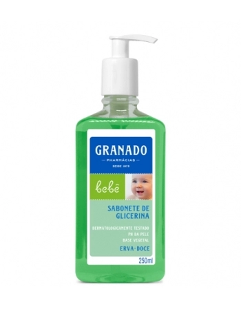 SABONETE LIQ BEBE ERVA-DOCE 250ML GRANADO