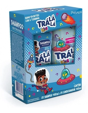 KIT TRALALA NUTRIKIDS 480ML (SHAMPOO+CONDICIONADOR) TRA LA LA