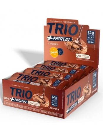 BARRA PROTEIN TRIO CRISP COOKIES 40G C/12