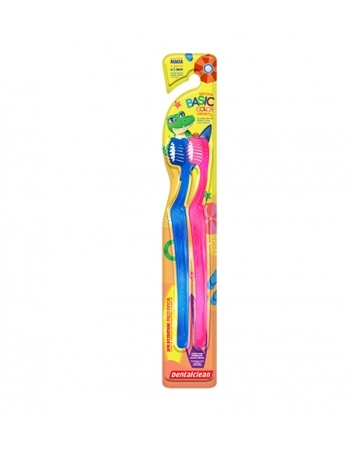 ESCOVA DENTAL INFANTIL BASIC COLOR C/2 DENTAL CLEAN