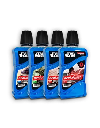 ENXAGUANTE STAR WARS S/ ALCOOL 300ML DENTALCLEAN