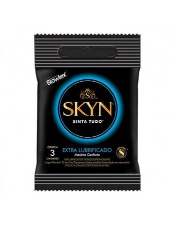 PRESERVATIVO BLOWTEX COM 3 SKYN EXTRA LUBRIFICADA BLOWTEX