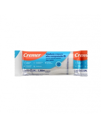 ATADURA CREPE CYSNE 06CMX1,8M 13 FIOS C/6 CREMER