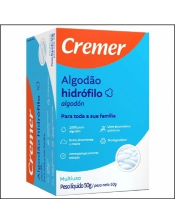 ALGODAO 50G CX CREMER