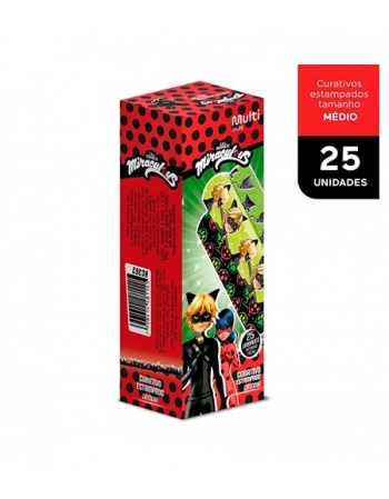 CURATIVO MIRACULOUS CAT NOIR CX C/ 25 UN - MULTILASER