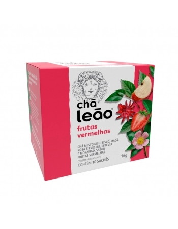 CHA LEAO FRUTAS VERMELHAS 10 UN