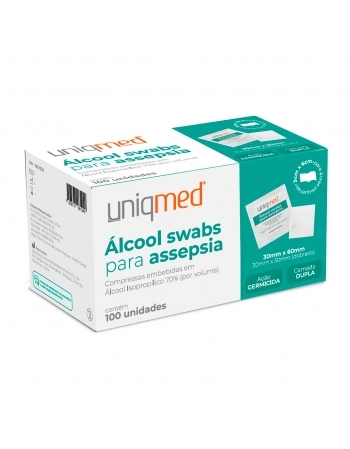 ALCOOL SWAB C/100 UNIQMED