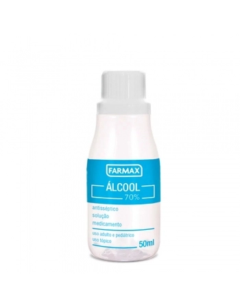 ALCOOL LIQUIDO 70% 50ML FARMAX