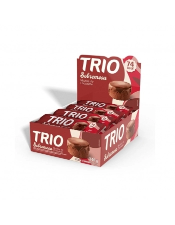 BARRA CEREAL TRIO MOUSSE DE CHOC. COM 12 TRIO