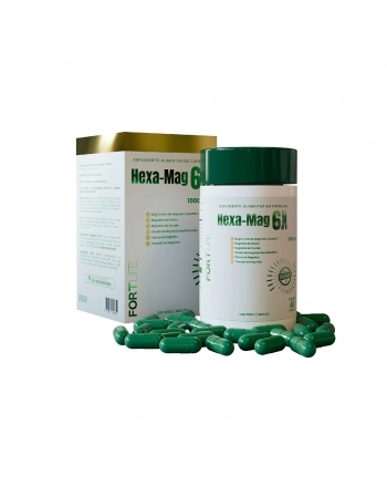 HEXA-MAG 6X 1000MG + TREONATO DE MAGNESIO C/60CAPS