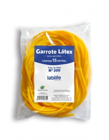 TUBO DE LATEX N 200 15MTS LABLIFE (GARROTE) LABLIFE