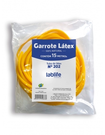 TUBO DE LATEX N 202 15MTS LABLIFE (GARROTE) LABLIFE