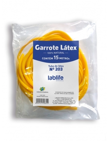 TUBO DE LATEX N 203 15MTS LABLIFE (GARROTE) LABLIFE