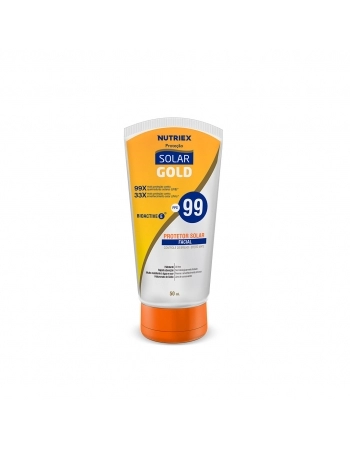 PROTETOR SOLAR FPS 99 FACIAL SOLAR GOLD 50ML NUTRIEX