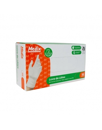 LUVA DE LATEX COM TALCO TAM M MB LIFE MEDIX MB LIFE