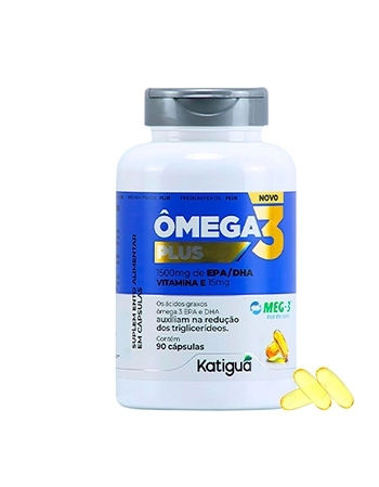 OMEGA3 MEGA CONC 1.5G EPA/DHA+VITE C/90 CAPS KATIGUA