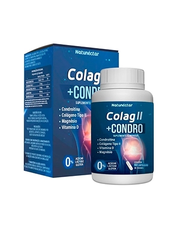 COLAGENO TIPO II + CONDROITINA 500MG C/60CPS NATUNECTAR