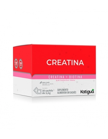 CREATINA + BIOTINA LIMAO SACHE 30X5G KATIGUA