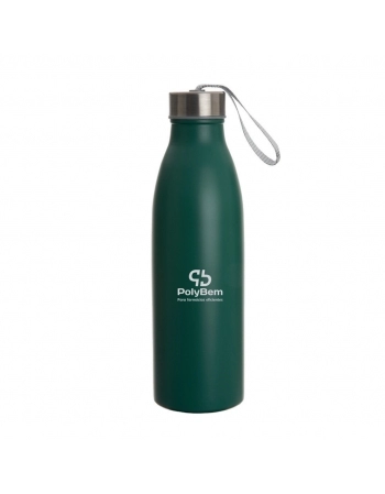 GARRAFA METAL BEE DRINK VERDE 750ML (ALÇA) POLYBEM