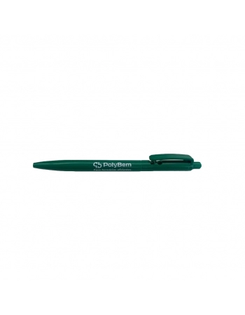CANETA PLASTICA CB 0300B VERDE POLYDROGAS