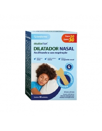 DILATADOR NASAL TAM G (55X15MM) DOUTORSAN C/30 UN