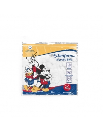 ALGODÃO BOLA 40G MICKEY