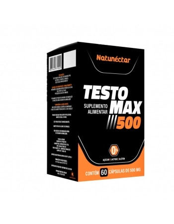 TESTOMAX 500MG C/ 60CPS NATUNECTAR