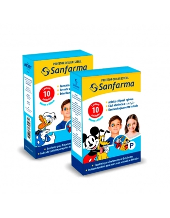 PROTETOR OCULAR MICKEY E MINNIE P 10 UNID