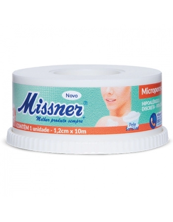 FITA MICROPOROSA 1,2X10 BRANCO MISSNER