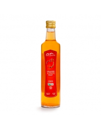 VINAGRE ORGANICO DE MACA 500ML 4,2% ACIDEZ SERRA GAUCHA