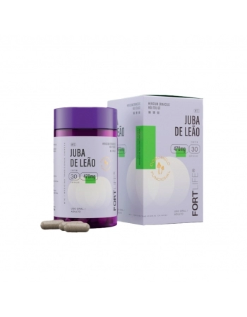 JUBA DE LEÃO 470MG C/30 CAPS FORTLIFE