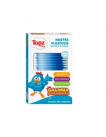 HASTES FLEXIVEIS GALINHA PINTADINHA CARTUCHO C/68 UN CREMER