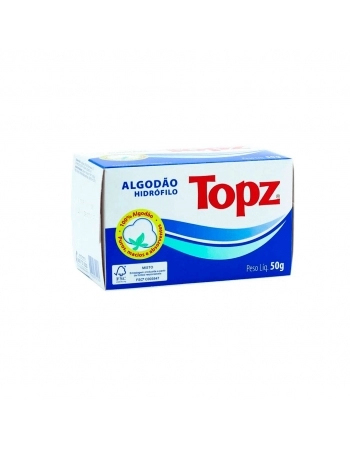 ALGODAO HIDROFILO COSMETICOS  ROLO 50G TOPZ (2X12) CREMER
