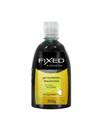 GEL MODELADOR DESOD. FRASCO 250GR - PRETO FIXED